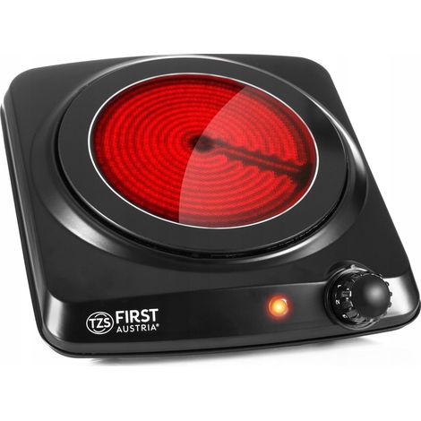 First UNIQUE 1200W placa de cocina negra (1/3)