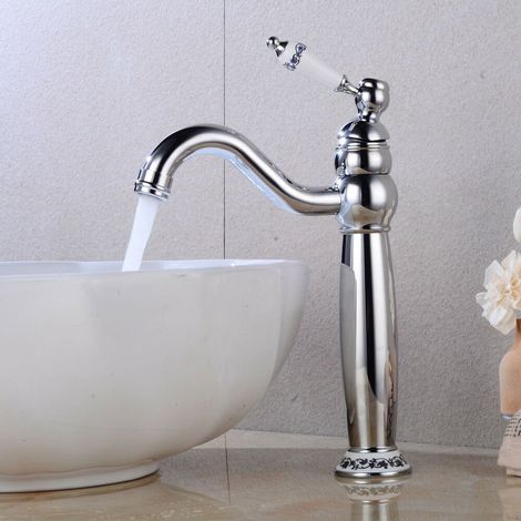 Retro bathroom tap 360° nostalgic basin tap single lever single lever basin tap basin tap (1/5)