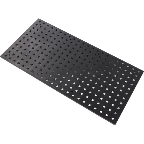 Panneau perforé mural multifonction, kit de rangement combiné universel pour garage, atelier, bureau, organisation d'outils, ensemble complet. (1/5)