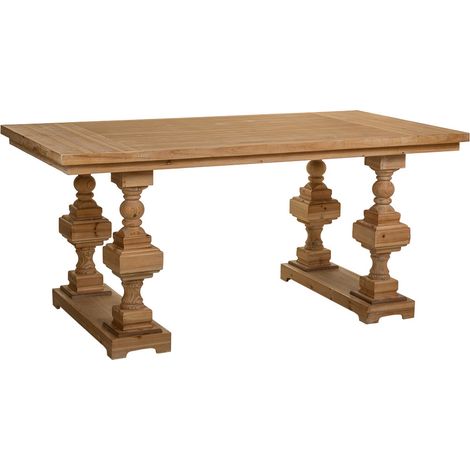 Mesa salon de madera marrón 180x90x80