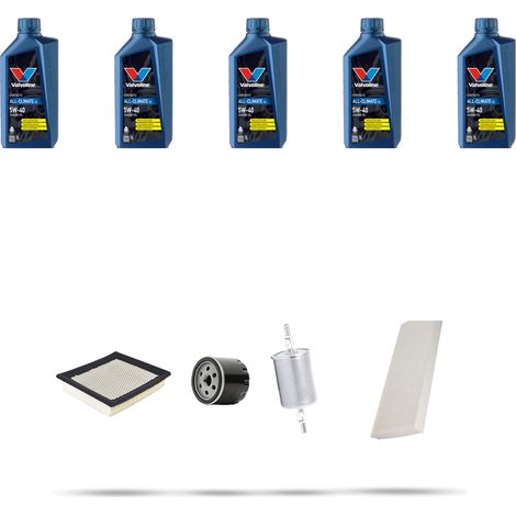 Kit tagliando 4 FILTRI e 5L OLIO compatibile con Opel Vectra C 1.6 16v 77kw dal 2006 (1/5)
