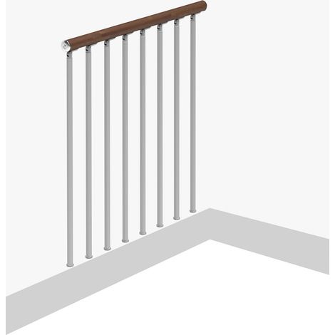 Balustrade avec colonnes vertical (Modèle Tube) - Longueur 100 cm