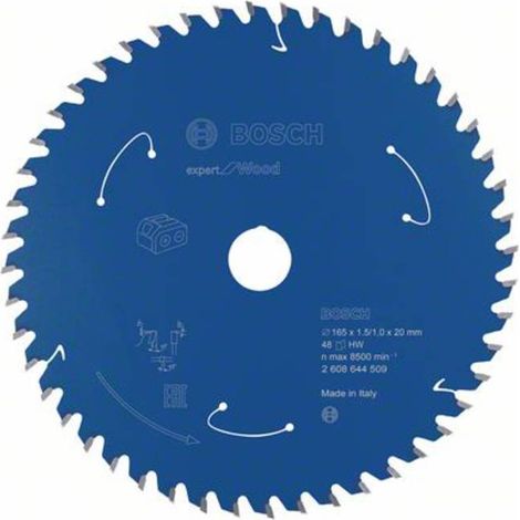 Lame de scie circulaire 165x1.5/1x20 Z 48 Bosch (1/10)