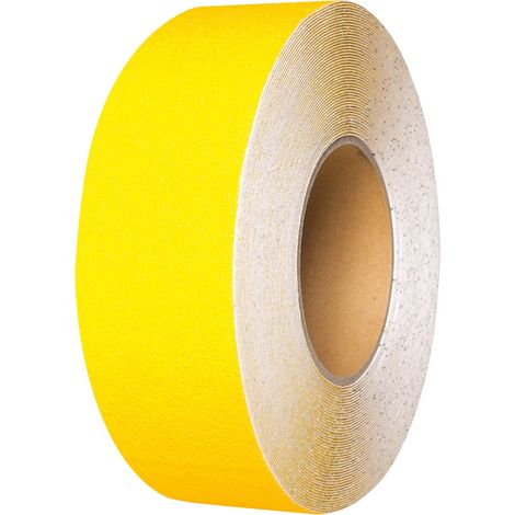 Moravia Antirutsch-Belag gelb selbstklebend auf Rolle 50 mm x 18,3 m (1/3)