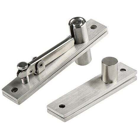 Stainless steel pivot door hinge. Heavy-duty pivot hinge for wooden doors. 360-degree shaft. Stainless steel Murphy door pivot hinge. (1/3)