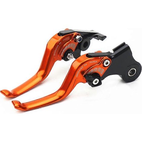 Convient pour Honda CBR400R 22-24 ans, tige d'embrayage de frein athlétique courte à deux doigts modifiée (Orange 22 ans) (1/5)
