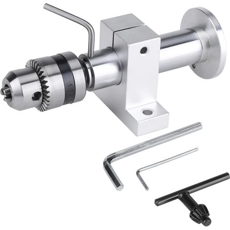 Centre rotatif précis avec clé, mini tour à roulement réglable, centre de rotation réglable, pièces de tour réglables pour le travail du bois, accessoires pour mini tour (1/5)