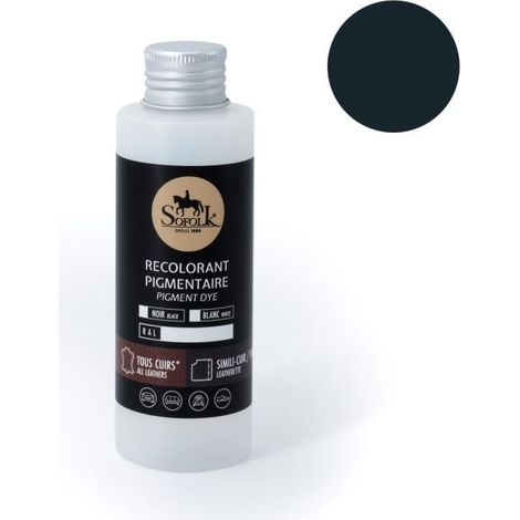 Pittura Pelle/Similpelle (125ml, 3-ANTHRACITE) - SOFOLK - Manutenzione per Sedile e Volante di Auto, Divano, Scarpa (1/4)