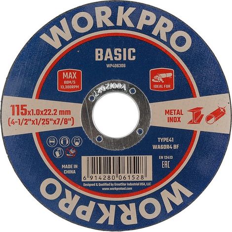 Disco da taglio per metalli “T41” Ø115x1x22,2mm