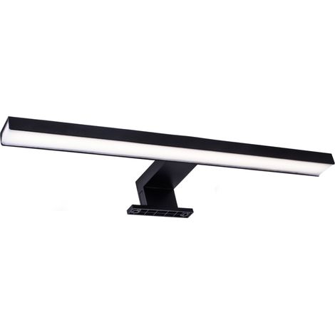 Applique bagno specchio LED 8W 4000K nera 40cm IP44 (1/3)