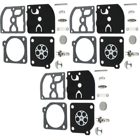 Carburetor Repair Rebuild Diaphragm Kit, For Zama C1Q-S75, C1Q-S75A, C1Q-S76, C1Q-S76A, C1Q-77, C1Q-77A, C1Q-S84, C1Q-S84A C1Q-S85A, C1Q-S85B, C1Q-S86, Replace Oem For Zama Rb-105 (1/5)