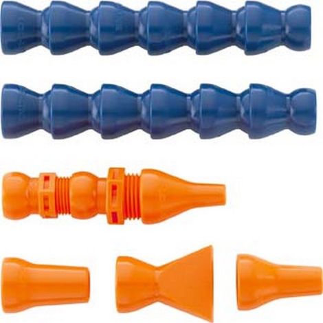 Juego de tubos flexibles para líquido refrigerante 1/2'', 8 herramientas