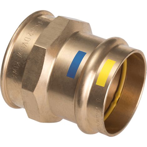 RACCORDO DIRITTO A PRESSARE FEMMINA IN BRONZO SERIE B-ONE - 1/2 Ø15  - CEX