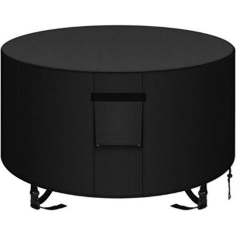 1 Housse de protection 420D, imperméable, résistante aux UV, pour table et chaises rondes, jardin extérieur