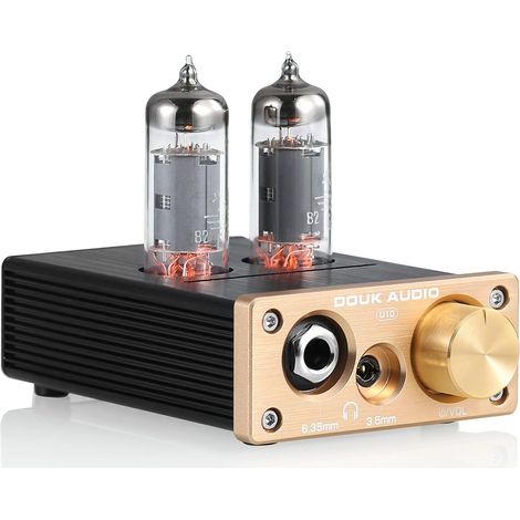 Mini amplificateur de casque U10, préampli stéréo HiFi pour haut-parleur actif à domicile, avec prises RCA AUX (1/5)