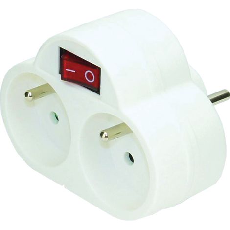 Steckdosenleiste 2x16A Banche mit Schalter