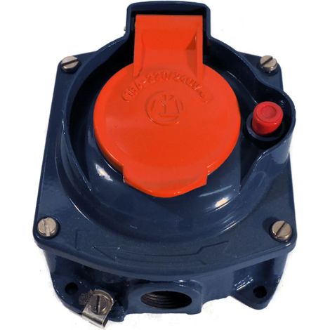 Legrand 054104 Prisinter ML Surface-Mounted Outlet - IP44 - 16 A - 200/250 V - 2P+T - metal