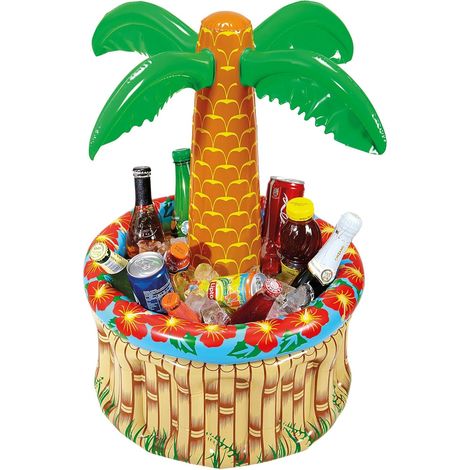 Palmier gonflable avec rafraîchisseur à remplir de glace pour fête (1/5)