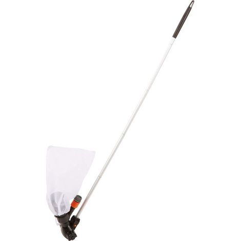 Nettoyeur sous-marin portable pour piscine avec jet d'eau, tige flexible et sac à cordon. Aspirateur de feuilles pour piscine, fontaines et surfaces. Outils de nettoyage pour éliminer les débris et ne (1/5)