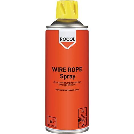 ROCOL Wire Rope Spray Lubricant – 400ml (Product Code: 20015) (1/3)