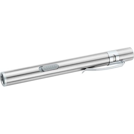 Lampe torche LED blanche 858 rechargeable USB, mini lampe de poche haute intensité, éclairage extérieur, batterie lithium intégrée, boîtier compact blanc (1/5)