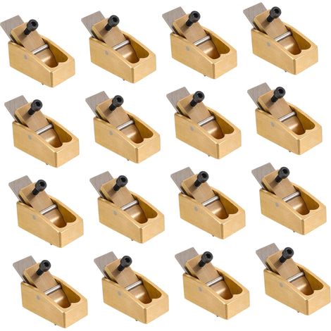Mini Rabot à Main 16mm pour Luthier, Outil Manuel pour Violon et Alto Laiton et Acier, Finition Brillante, Usage Artisanal, Opération Simple sur Instruments à Cordes (1/5)