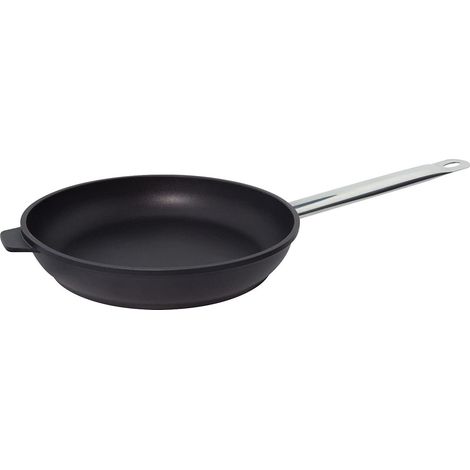Padella professionale antiaderente in alluminio manico in acciaio 24 cm (1/2)