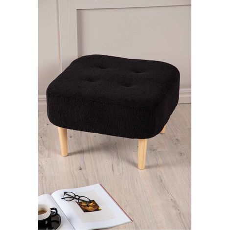 Salina pouf noir. (1/4)