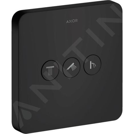 Kit de montage prêt à l'emploi HG AXOR ShowerSelect V UP 3 Verbr tapis softsquare noir mat (1/3)