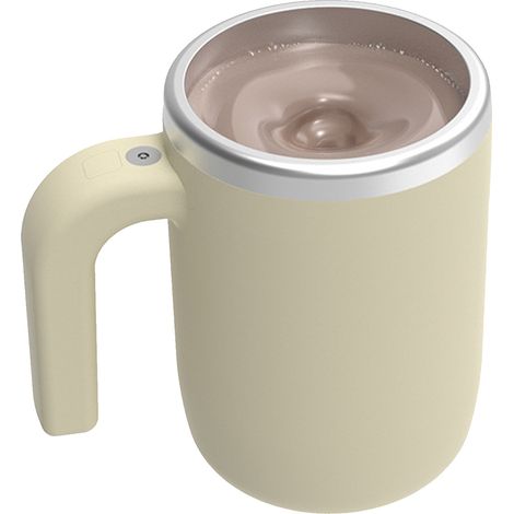 Elektrischer Kaffeebecher (380 ml) mit automatischem Magnetrührer, tragbar, USB-aufladbar, Hochgeschwindigkeitsrotation (1/5)
