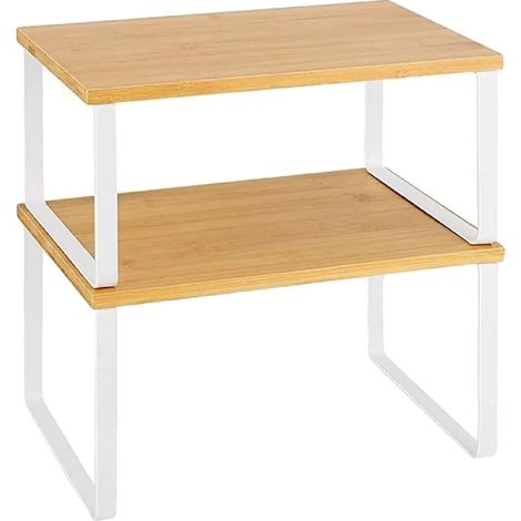 Organizador de especias, diseño apilable, uso versátil, 2 piezas/juego (1/2)