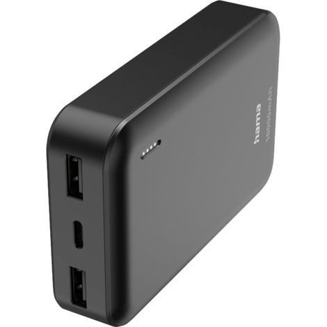 Hama Pocket 10 Powerbank 10000 mAh Fast Charge LiPo Anthrazit (1/5)