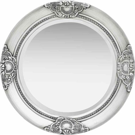 Miroir mural Style Moderne - 50 cm Argenté BV296514 - BonneVie (1/4)