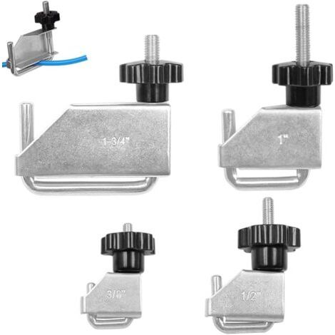 Lot de 4 colliers de serrage fluides pour conduite de frein, pince de serrage, kit d'outils de serrage pour conduite de carburant, tuyau d'eau, kit d'outils de sertissage (1/5)