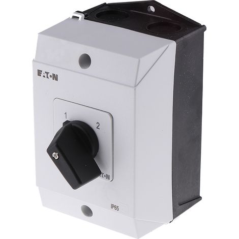 Inverseurs Contacts: 2 20 A plastron: 1-2 90° à accrochage en saillie 000207078 EATON T0-1-8220/I1