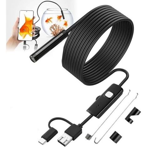 Waterproof HD USB Type-C Endoscopic Camera Snake Endoscopic Inspection Camera for Android (1/5)