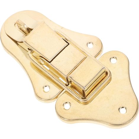 Petit Loquet à Bec de Canard Métal Style Rétro pour Boîtes à Outils Bijoux Fermoir Décoratif Bascule Coffret (1/5)