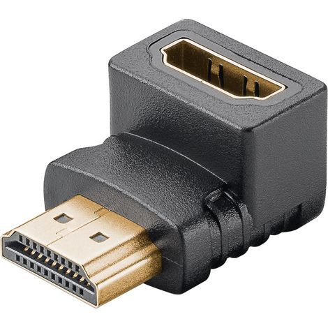 Goobay 65749 adaptador de cable de vídeo HDMI tipo A (Estándar) Negro
