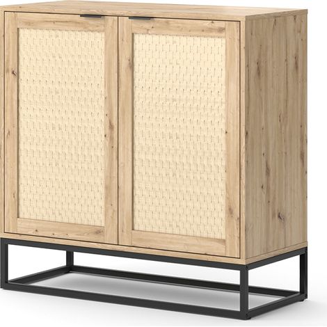 Cómoda Natal, Marrón, 40 x 92.5 cm con 2 puertas, Vicco