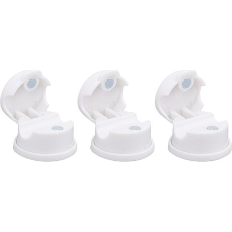 3PCS Clips Magnétiques Câbles Adhésifs Forts – Gestion Bureaux, Organisateur Fils Chargeur Téléphone Maison Bureau Voiture, Blanc (1/5)