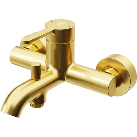 Steinberg Serie 341 Aufputz-Einhebelmischer, für Wanne, mit