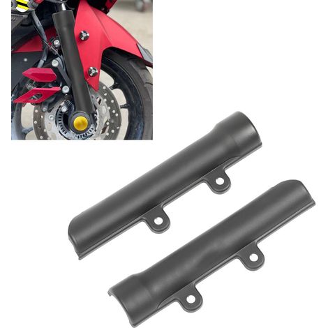 Staubschutzkappen für die vorderen Stoßdämpfer für Yamaha Nmax 155/150/125 Motorräder (2015–2021) (Paar) Schwarz (1/5)