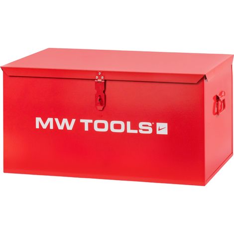 Mw Tools – Coffre de chantier métal 670mm – Construction en tôle d'acier soudée – Sécurisé avec serrure – SORCR670B
