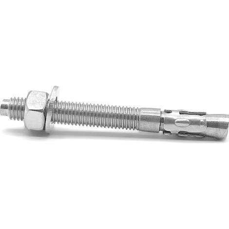 Goujons d'ancrage. Acier inoxydable AISI 304 (A2). Boulons à Expansion. M12 x 110mm (8 pièces). Pour le béton/pierre. (1/4)