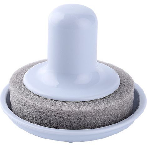 Brosse de nettoyage multifonction Sans marque Nouveau Éponge émeri 10x7cm Dégraissant puissant Cuisine durable Bleu (1/2)