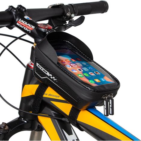 GUB 922 bicycle bag, front frame bag for mountain bikes, waterproof top tube bag, phone bag, saddle bag, hard case, cycling equipment. (1/5)