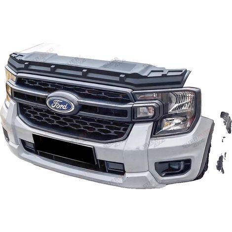 Deflector de ventana, protector de capó, compatible con varios modelos de Ford Ranger, protector de capó (1/2)