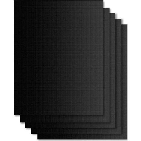 Set de 5 Tapis de Cuisson Tapis BBQ Barbecue Plaque Feuille de Cuisson Four 40 X 33cm pour Barbecue gaz Charbon électrique 100 Anti-adhérent