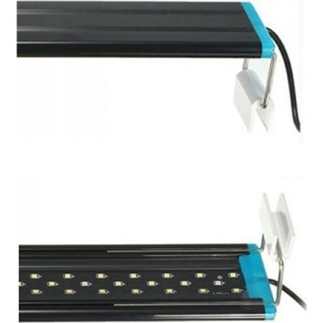 TrAdE Shop Traesio - Lampada D93 Luce Plafoniera Estendibile Led Per Acquario Bordo Vasca Regolabile -