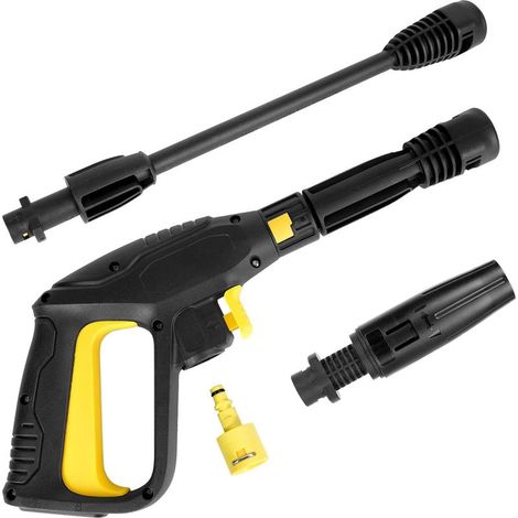 Hochdruckreinigerpistole und Verlängerungsset mit O-Ring-Adapter, kompatibel mit allen Kärcher K2 (neu und alt), K3, K4, K5, K7 Serien Quick Connect Dirt Modellen (1/5)
